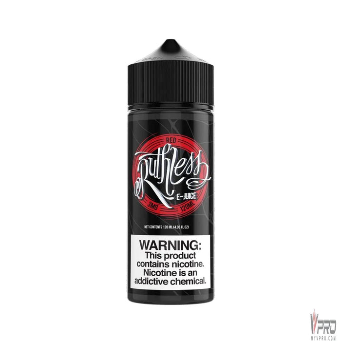 Red - Ruthless E-Juice 120mL Ruthless