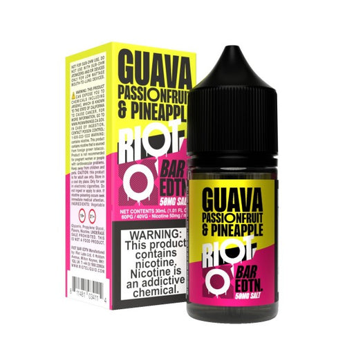 Guava Passionfruit & Pineapple - Riot Bar EDTN Salt 30mL - MyVpro