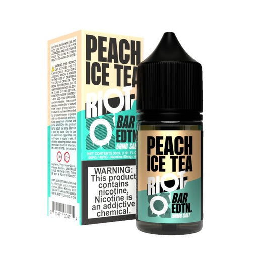 Peach Ice Tea - Riot Bar EDTN Salt 30mL - MyVpro