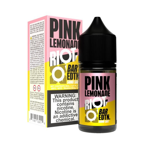 Pink Lemonade - Riot Bar EDTN Salt 30mL - MyVpro