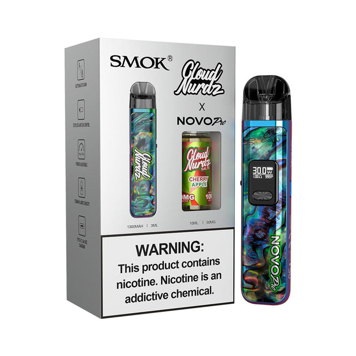 SMOK NOVO PRO 1300mAh Pod System & 10mL/50mg Salt E-Liquid