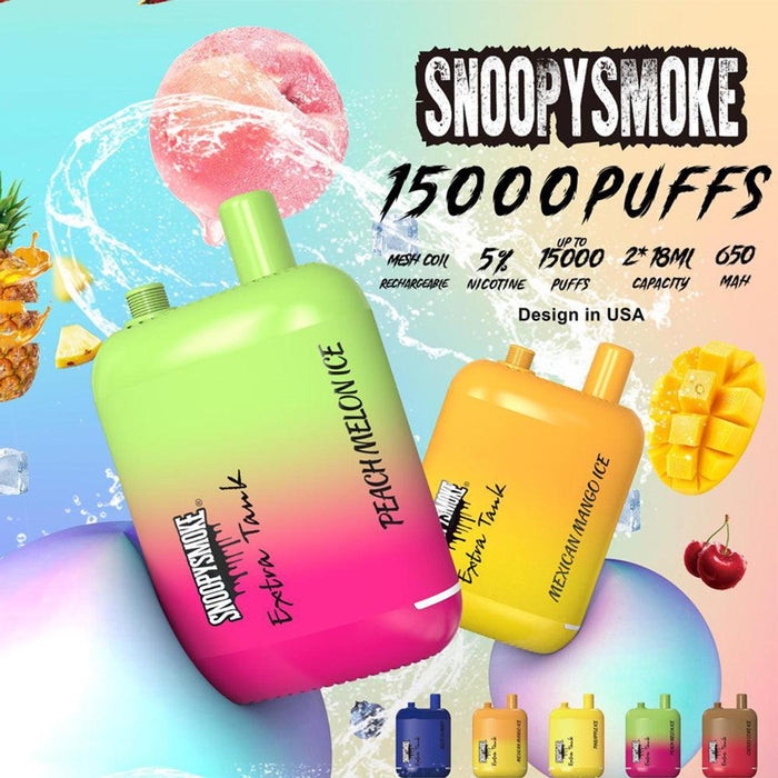 Snoopy Smoke Extra Tank 15000 Puffs Disposable BOGO