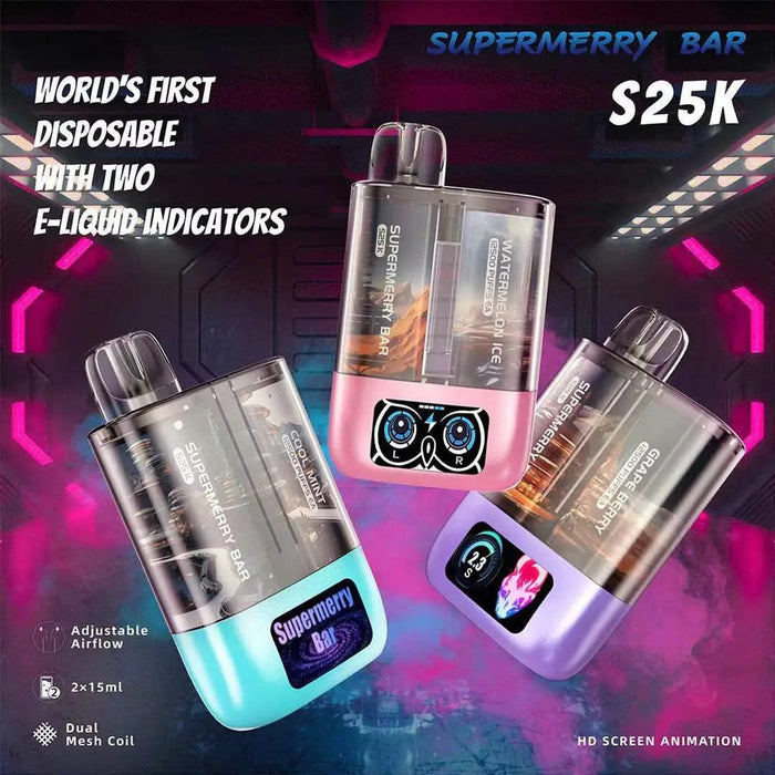 Supermerry Bar 25K Puffs Disposable - MyVpro