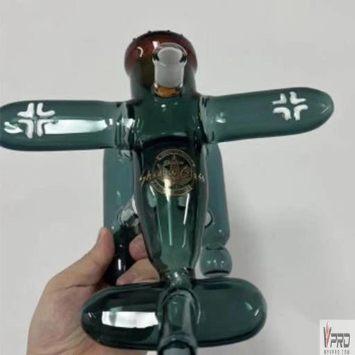 Shadow Glass Airplane Hand Pipe - MyVpro