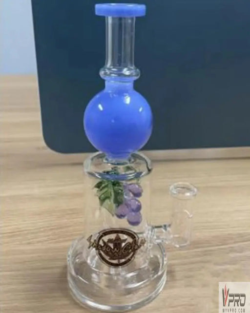 Shadow Glass Bubble Chamber Thick Base Water Pipe - MyVpro