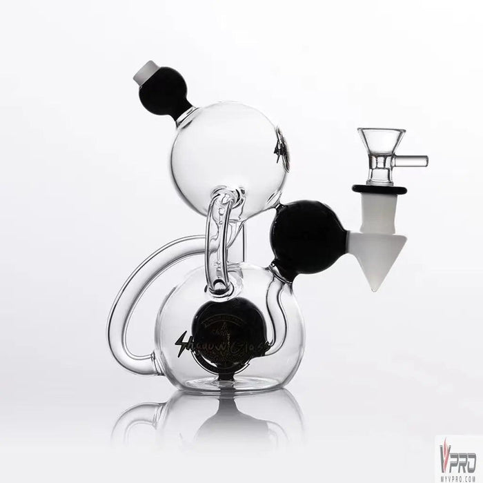 Shadow Glass Globe Shape Body Recycler Water Pipe - MyVpro