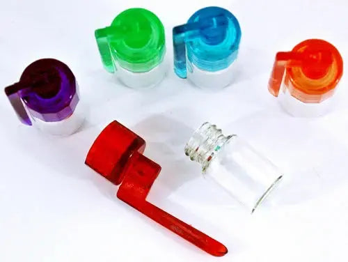 Small Glass Vial with Spoon Cap MyVpro