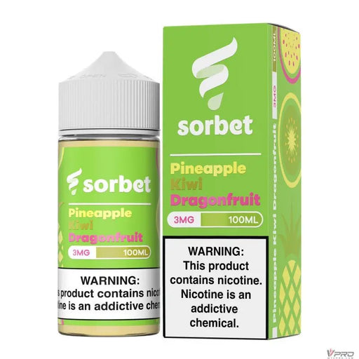 Sorbet Synthetic Nicotine E-Liquid 100ML (0mg/ 3mg/ 6mg Total 6 Flavors) Sorbet