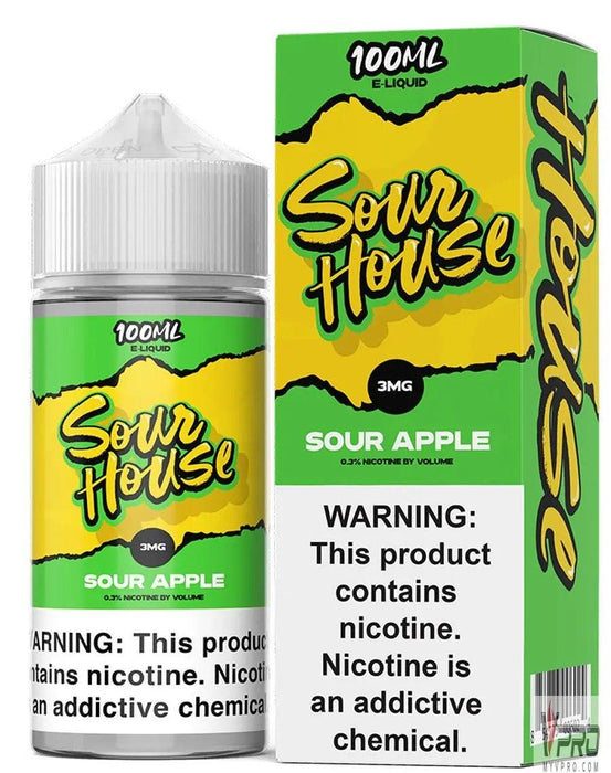 Sour House Nic E-Liquid 100mL Good Vibz