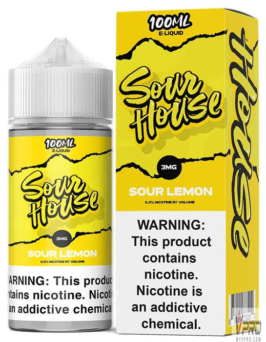 Sour House Nic E-Liquid 100mL Good Vibz