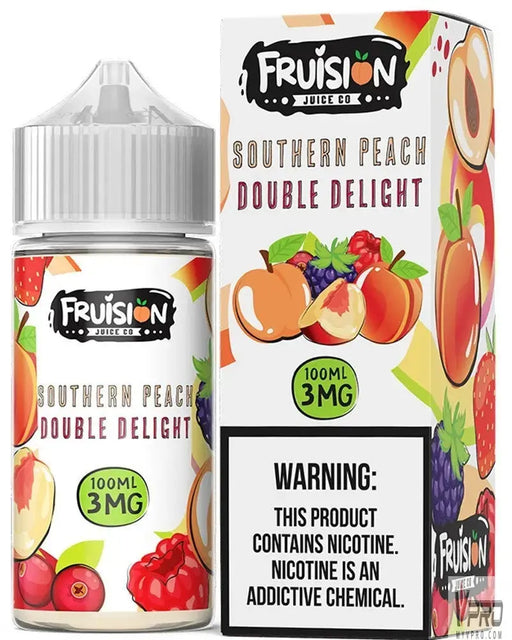 Southern Peach Double Delight - Fruision Juice Co E-Liquid 100mL Fruision