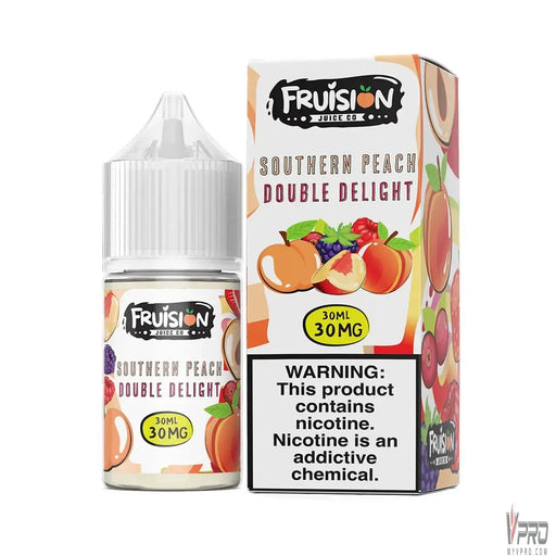 Southern Peach Double Delight - Fruision Juice Co Nic Salt 30mL Fruision