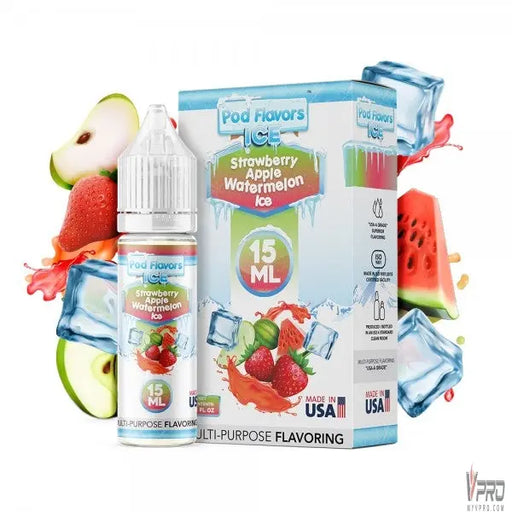 Strawberry Apple Watermelon Ice - Pod Flavors 15mL - MyVpro