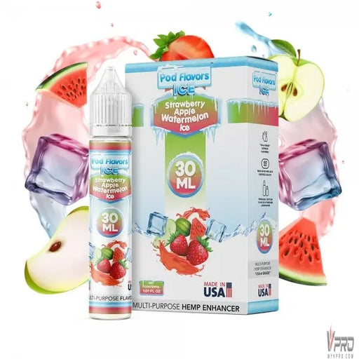 Strawberry Apple Watermelon Ice - Pod Flavors 30mL - MyVpro