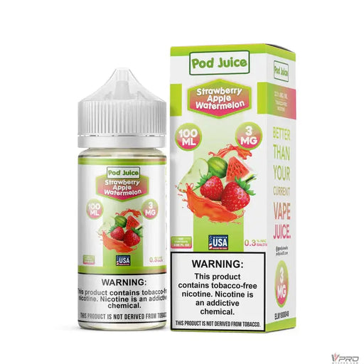 Strawberry Apple Watermelon - POD Juice Synthetic 100mL Pod Juice