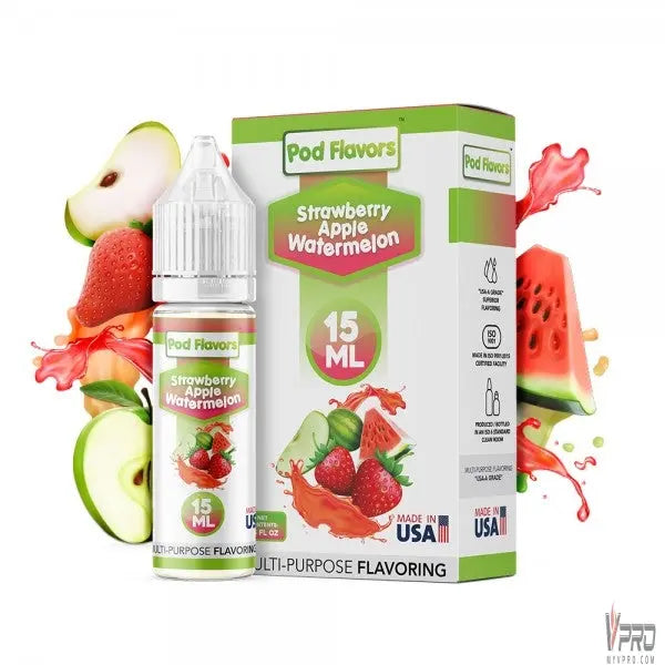 Strawberry Apple Watermelon - Pod Flavors 15mL - MyVpro