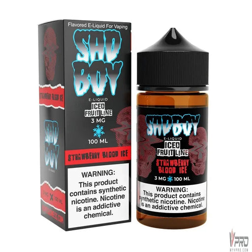 Strawberry Blood ICE (Ice Fruit Line) - SadBoy Synthetic 100mL Sad Boy E-Liquids