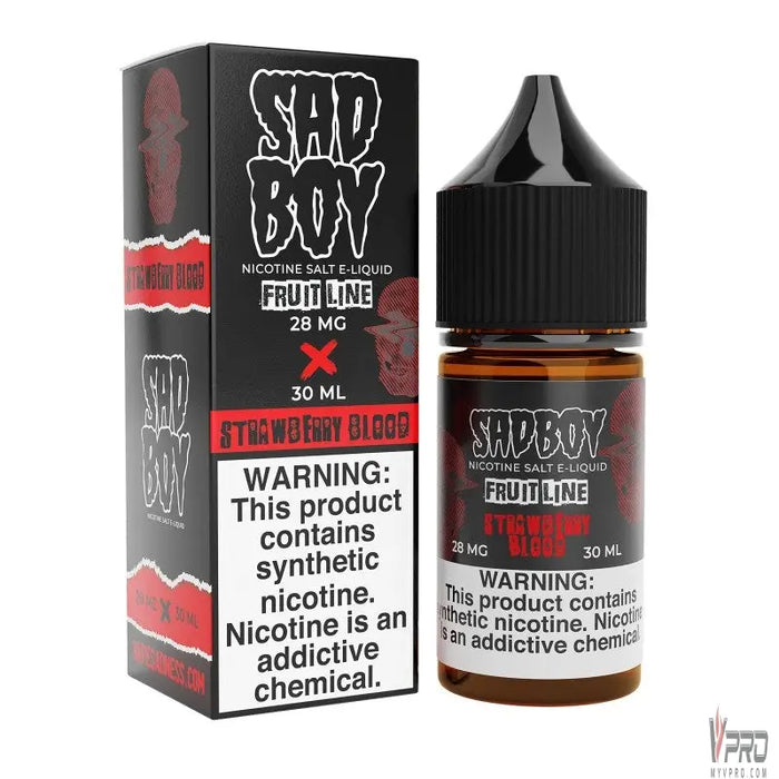Strawberry Blood - Sadboy Bloodline Salt 30mL Sad Boy E-Liquids