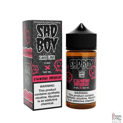 Strawberry Cheesecake - SadBoy Synthetic- 100mL Sad Boy E-Liquids