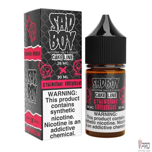 Strawberry Cheesecake - Sadboy Bloodline Salt 30mL Sad Boy E-Liquids