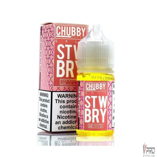Strawberry - Chubby Bubble Salt 30mL Chubby Vapes