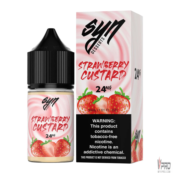 Strawberry Custard - Syn Salt 30mL Syn