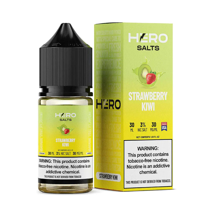 Strawberry Kiwi - Hero Salts Syn Nic 30mL Hero Vape Juice
