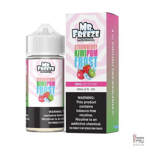 Strawberry Kiwi Pom Frost - Mr. Freeze Menthol 100mL Mr. Freeze E-liquids