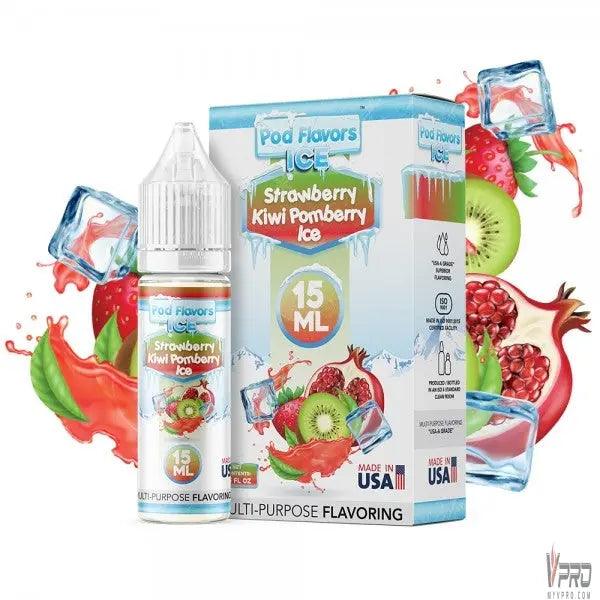 Strawberry Kiwi Pomberry Ice - Pod Flavors 15mL - MyVpro