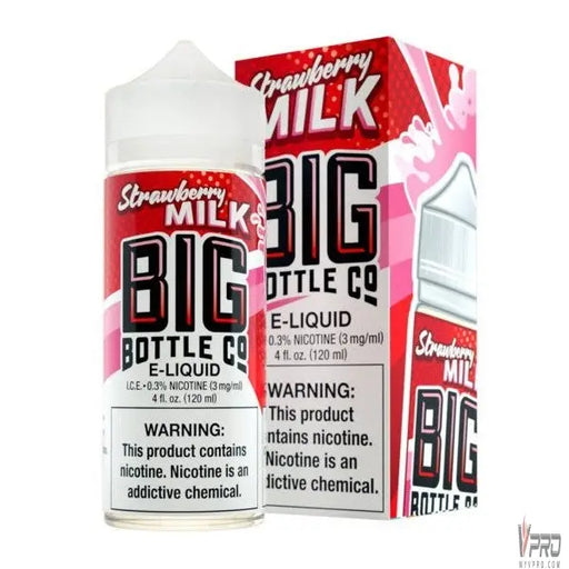 Strawberry Milk - Big Bottle Co - 120mL Big Bottle Co.