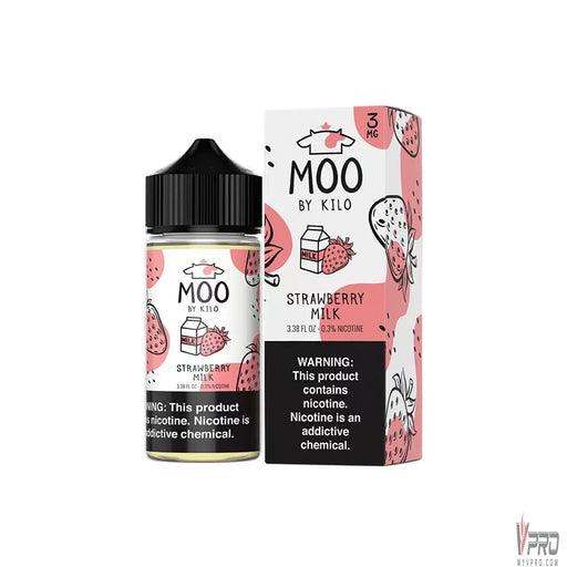 Strawberry Milk -  Moo E-liquid 100mL Kilo E-Liquids