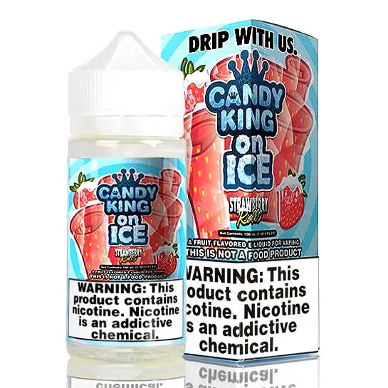 Strawberry Rolls On Ice - Candy King 100mL Candy King
