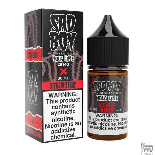 Strawberry - Sadboy Bloodline Salt 30mL Sad Boy E-Liquids