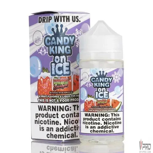 Strawberry Watermelon Bubblegum On Ice - Candy King 100mL Candy King