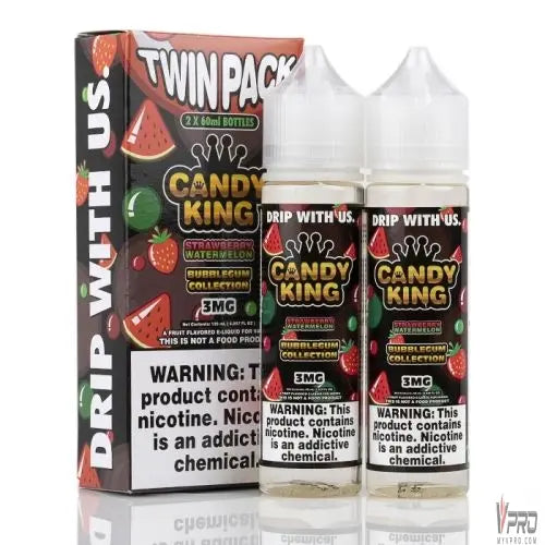 Strawberry Watermelon - Candy King Bubblegum Collection 120mL Candy King