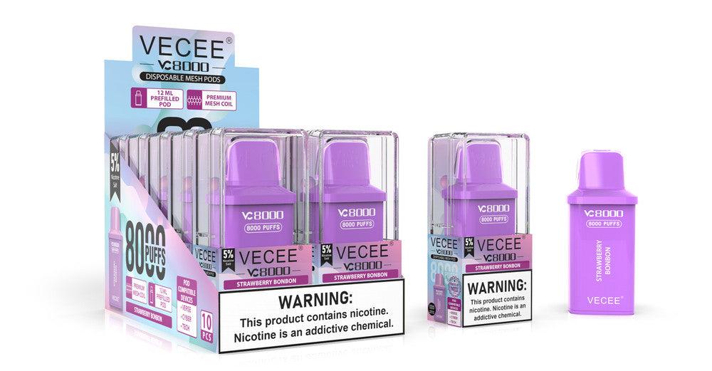 VECEE By Yocan 8000 Puffs Disposable Pod