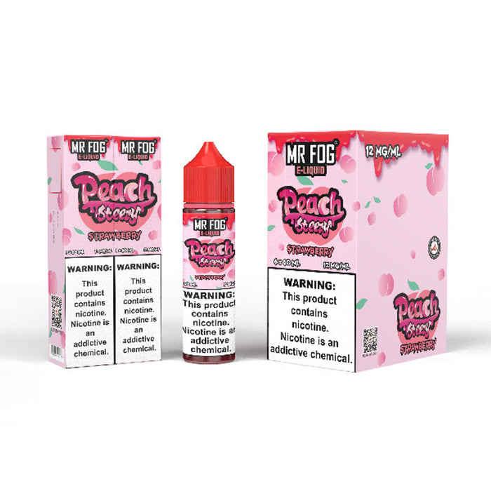 Peach (Strawberry) - Mr Fog Steezy E-Liquid 60mL