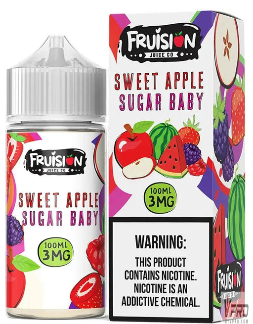 Sweet Apple Sugar Baby - Fruision Juice Co E-Liquid 100mL Fruision