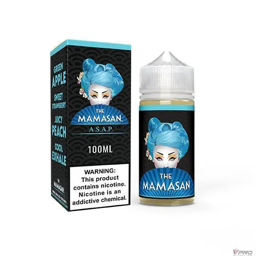 The Mamasan E-Liquid 100ML (0mg/ 3mg/ 6mg Totally 10 Flavors) Mamasan