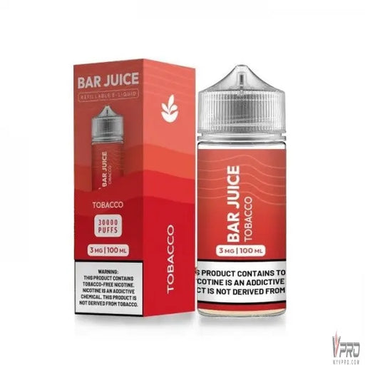 Tobacco - Bar Juice - 100mL Bar Juice