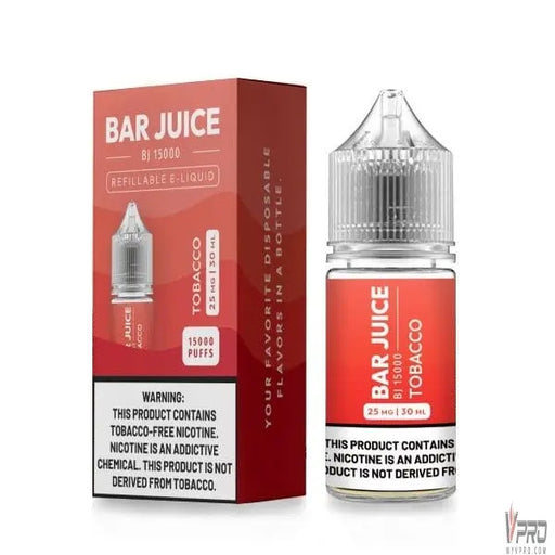 Tobacco - Bar Juice - 30mL Bar Juice