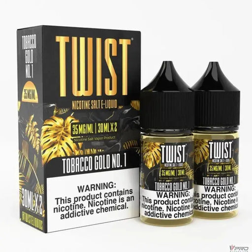Tobacco Gold No. 1 - Twist Salt E-liquid 60mL Twist E-Liquids