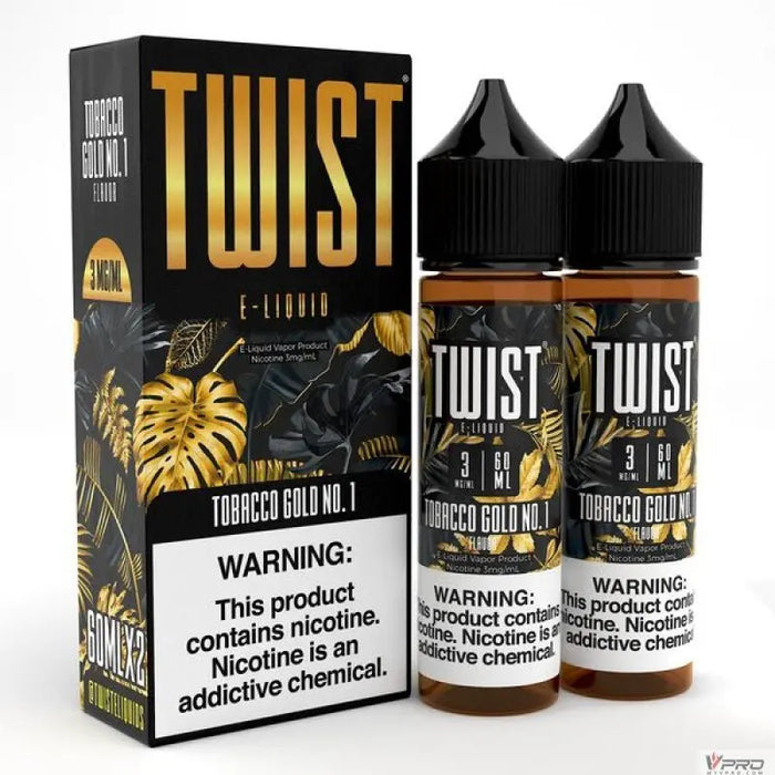 Tobacco Gold No.1 - Twist E-liquids - 2x60mL Twist E-Liquids