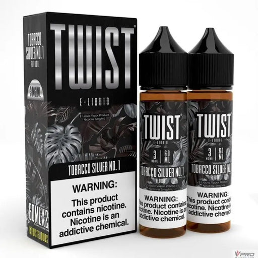 Tobacco Silver No.1 - Twist E-liquids -  2x60mL Twist E-Liquids