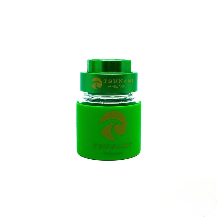 Tsunami Premium Metal Grinder Air Tight Glass Jar