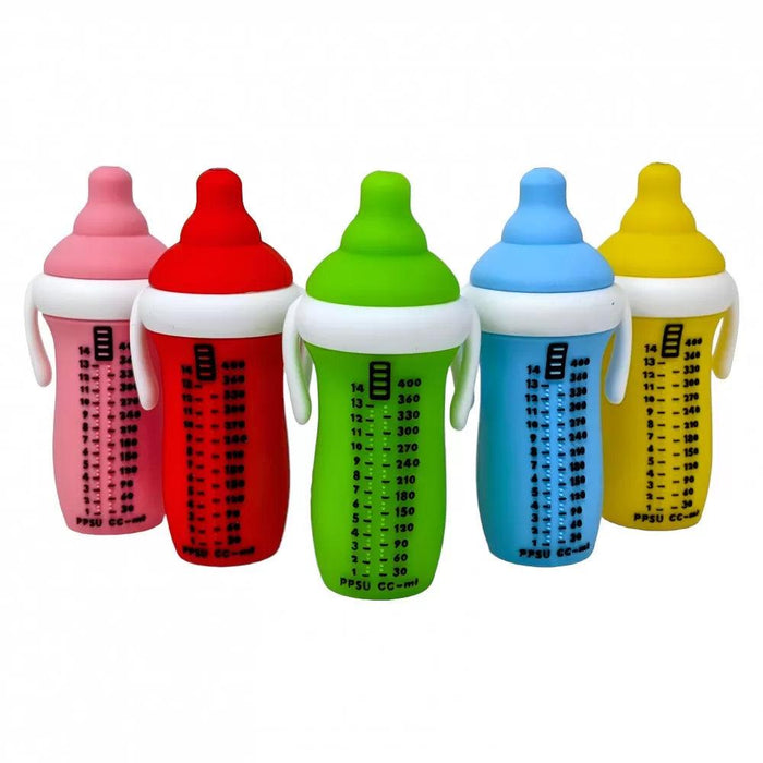 Silicone Baby Bottle Hand Pipe – Durable & Fun Design