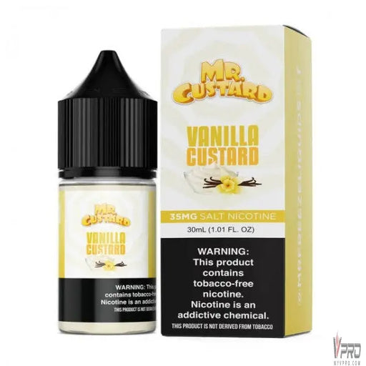 Vanilla Custard - Mr. Custard Synthetic Salt 30mL Mr. Custard