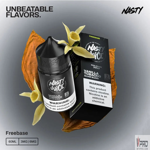 Vanilla Tobacco (Silver Blend) - Nasty Juice 60mL Nasty Juice E-liquids