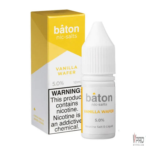 Vanilla Wafer - Baton Salt - 10ML Baton Vapor