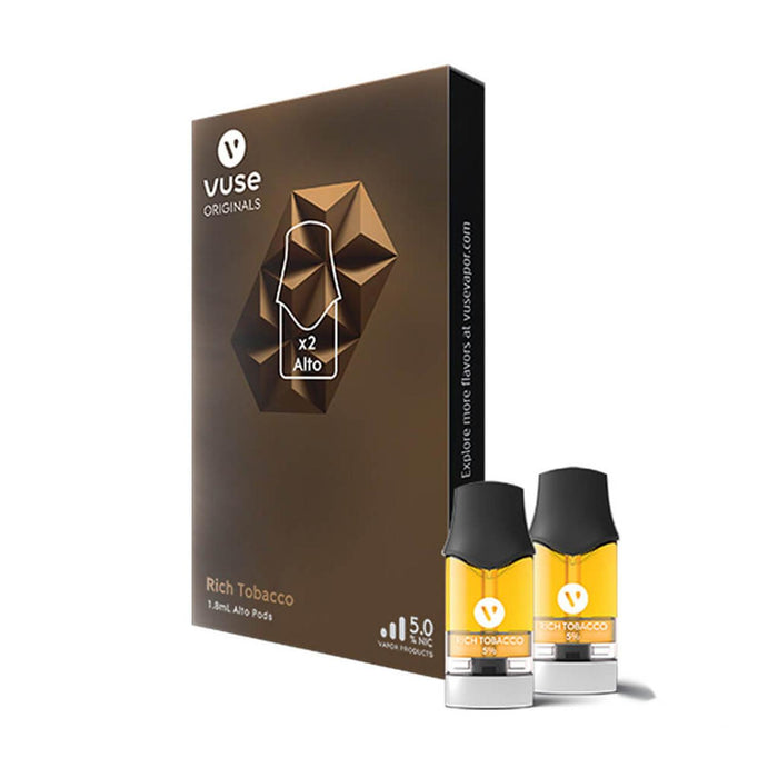 Vuse Alto Rich Tobacco Disposable Pods - 2pk